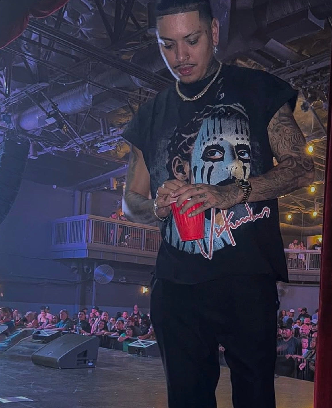 Courage Distressed Tee